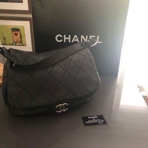 Chanel Black Quilted Handbag